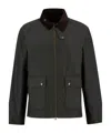 Barbour Bedale Short Waxed Jacket In Green
