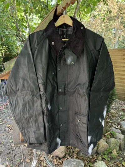 Pre-owned Barbour Bedale Wachsjacke Nagelneu C42 Schwarz