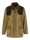 Barbour Bedale Washed Wax Jacket Aw25 Wax Cor Outw In Green