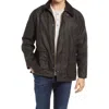 Barbour Bedale Water Resistant Waxed Cotton Jacket In Green
