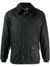 Barbour Bedale Wax Cotton Jacket In Green