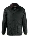 Barbour Mens Sage Bedale Waxed-cotton Jacket In Green