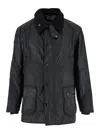 Barbour Bedale Wax Jacket Aw25 Wax Cot Outw In Black