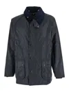Barbour Bedale Wax Jacket Aw25 Wax Cot Outw In Black