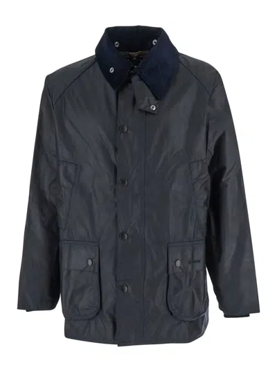 Barbour Bedale Wax Jacket Aw25 Wax Cot Outw In Black