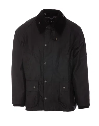 Barbour Bedale Wax Jacket In Black