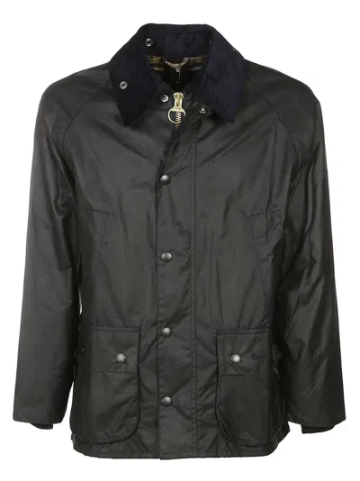 Barbour Bedale Wax Jacket In Black