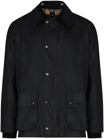 Barbour Bedale Wax Jacket In Black