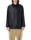 Barbour Bedale Wax Jacket In Black