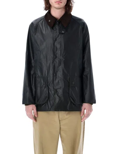 Barbour Bedale Wax Jacket In Black