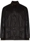 Barbour Classic Bedale Wax Jacket In Black