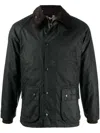 Barbour Classic Sage Waxed Jacket For Men In Grey