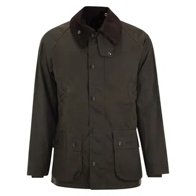 Barbour Bedale Wax Jacket In Green