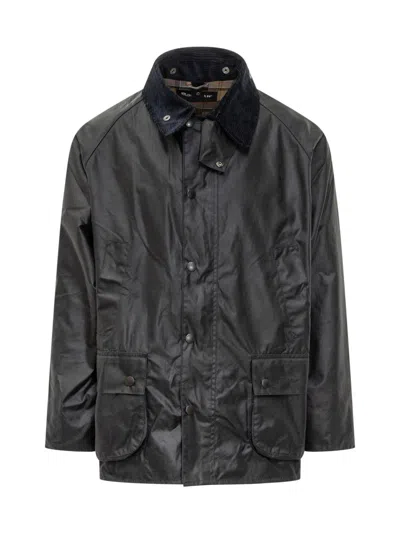 Barbour Bedale Wax Jacket In Black