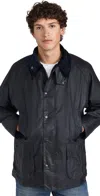 Barbour Stylish Jacket With Collar And Pockets In Navy