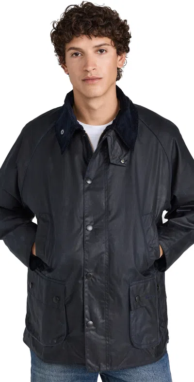 Barbour Bedale Wax Jacket Navy