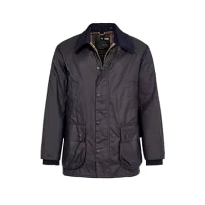Barbour Bedale Wax Jacket Navy In Blue