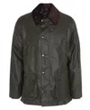Barbour Bedale Wax Jacket In Verde Oliva