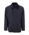 Barbour Bedale Waxed Cotton Jacket In Black