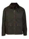 Barbour Short Bedale Wax Jackets Green In Green