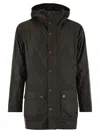 Barbour Bedale Waxed Parka In Brown