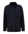 Barbour Bedale Wool Jacket In Blue