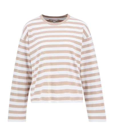 Barbour Bede Long Sleeve T-shirt In Brown