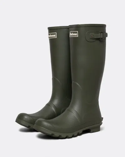 Barbour Bede Mens Wellington Boots In Green