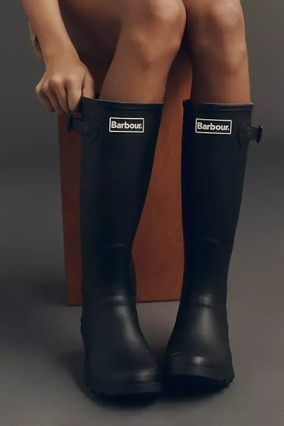 Barbour Bede Tall Wellington Boots In Black