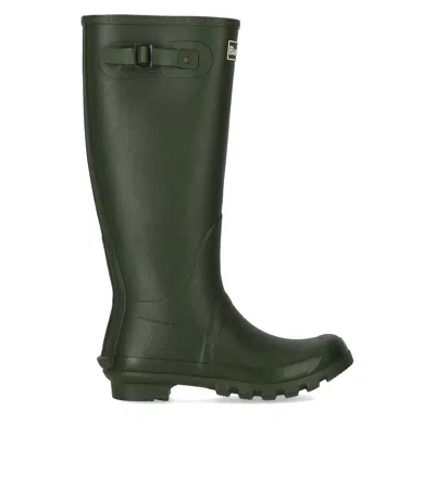 Barbour Bede Wellington Olive Green Boot
