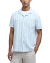 Barbour Beechcroft Regular Fit Short Sleeve Camp Shirt In Pale Apple