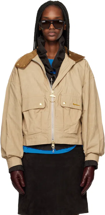 Barbour Beige Blackthorn Casual Jacket In Neutral
