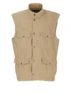 Barbour Beige Casual Corbridge Vest In Brown