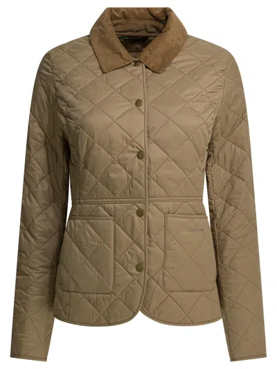 Barbour Beige Polyamide Jacket In Brown