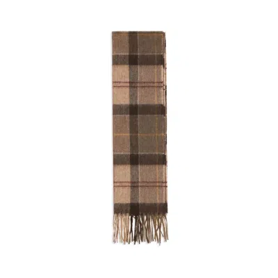 Barbour Beige Wool Oves Aries Scarf In Multi