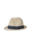 Barbour Belford Striped-trim Trilby In Blue