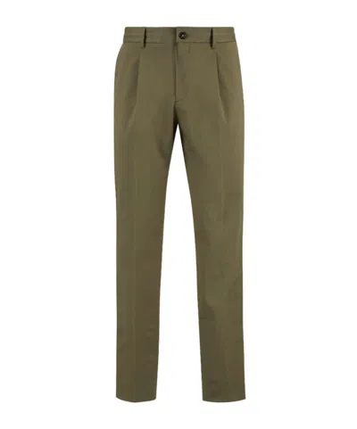 Barbour Bellamy Pleated Trousers In Green