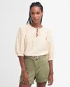 Barbour Belmont Womens Top In White