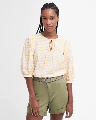 Barbour Belmont Womens Top In White