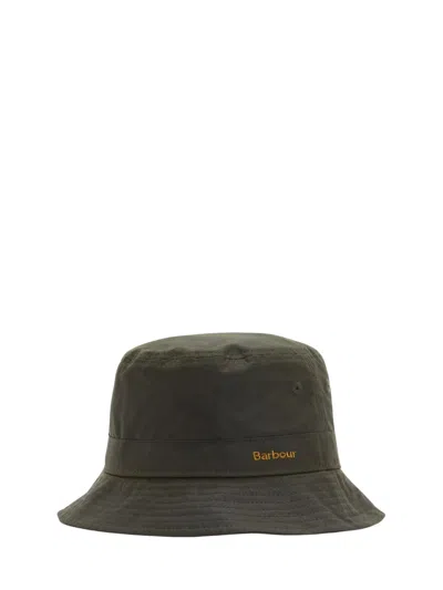 Barbour Belsay Wax Hat In Green