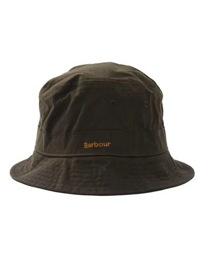 Barbour Belsay Wax Sports Hat In Green
