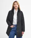 Barbour Belsay Womens Wax Jacket In Black