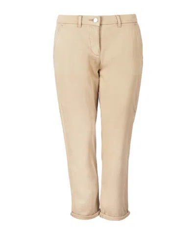 Barbour Belt Loop Casual Pants In Brown