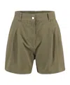 Barbour Belt Loop Shorts In Green