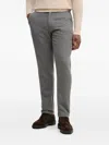 Barbour Belt-loop Trousers In Gray