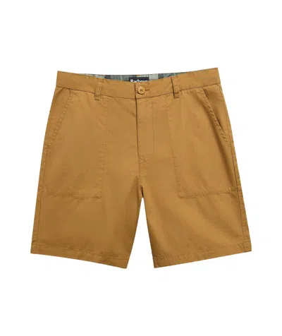 Barbour Belt-loop Shorts In Brown