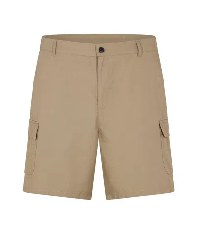 Barbour Belt-loop Utility Shorts In Brown