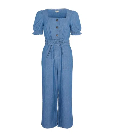 Barbour Berkley Denim Jumpsuit In Blue