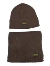 Barbour Sweeper Legacy Beanie In Brown