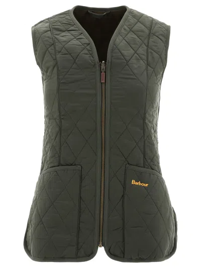 Barbour Fleece Betty Liner In Green
